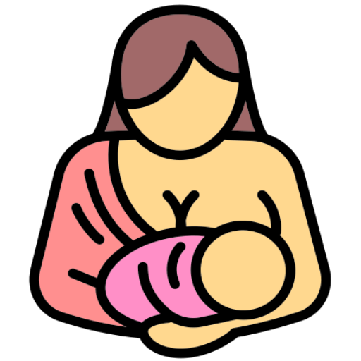 Mujer con bebé lactando en rancho